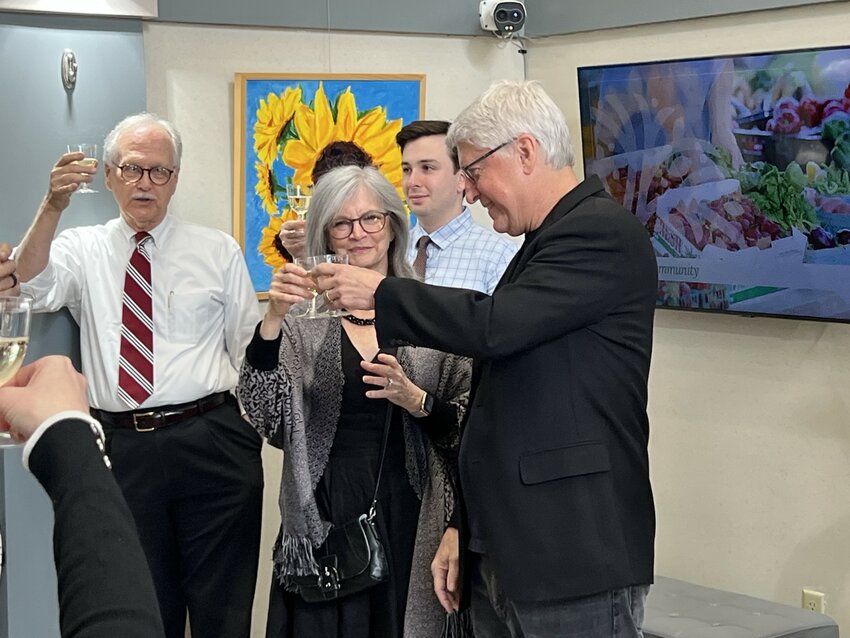 During a special toast, friends, business partners and members of the community were able to share their personal stories and well wishes with Don Fann.