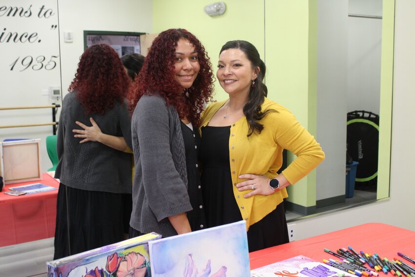 Michele McConner spoke about being an artist, showcasing her photography, painting and cake-decorating skills.
