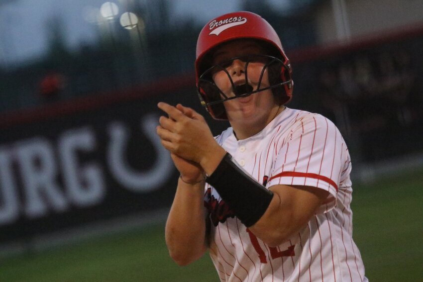 Middleburg High's Isabel Pifer has had the hot bat lately for Broncos with two runs off two hits in 12-2 win over Mandarin.