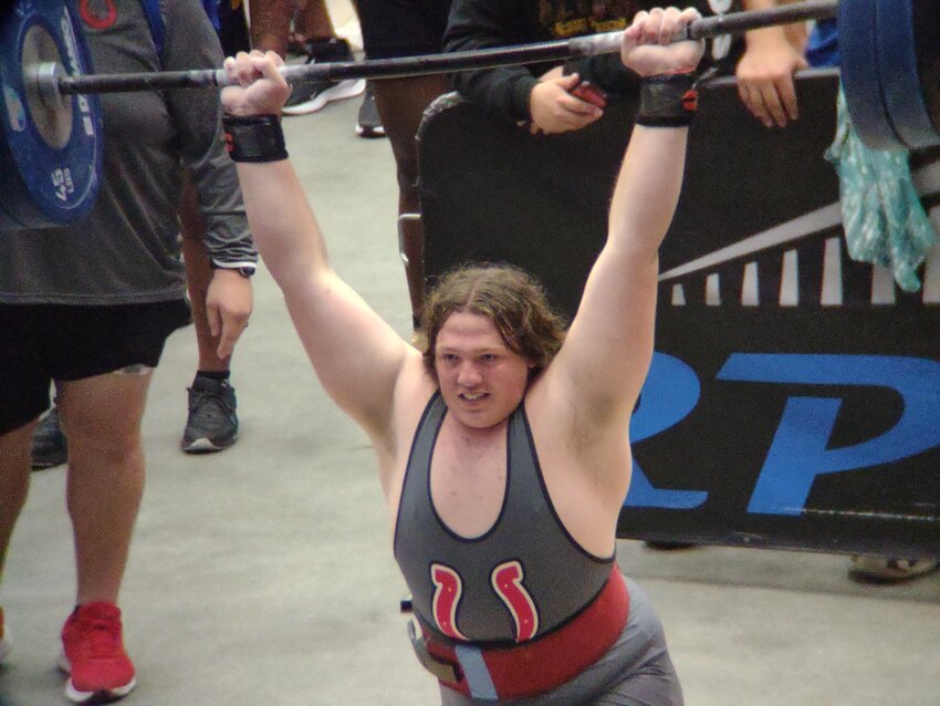 Middleburg High's Charles Little was top area finisher at Class 2A FHSAA Boys Weightlifting Championships held Friday in Lakeland. Little finished third in Unlimited in Olympics.