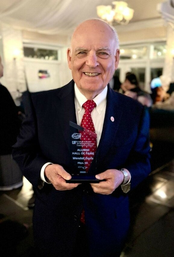 Wendell Davis was honored April 10 by Alumni Hall of Fame for University of Florida&rsquo;s College of Health and Human Performance.