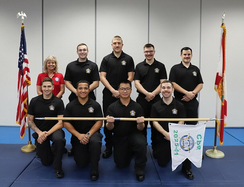 Cadets from the St. Johns River State College Criminal Justice Academy