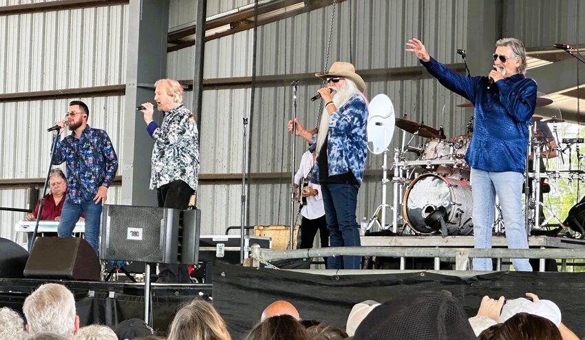 The Oak Ridge Boys, whose last No. 1 song was in 1990, closed out the 2024 Clay County Fair last year.