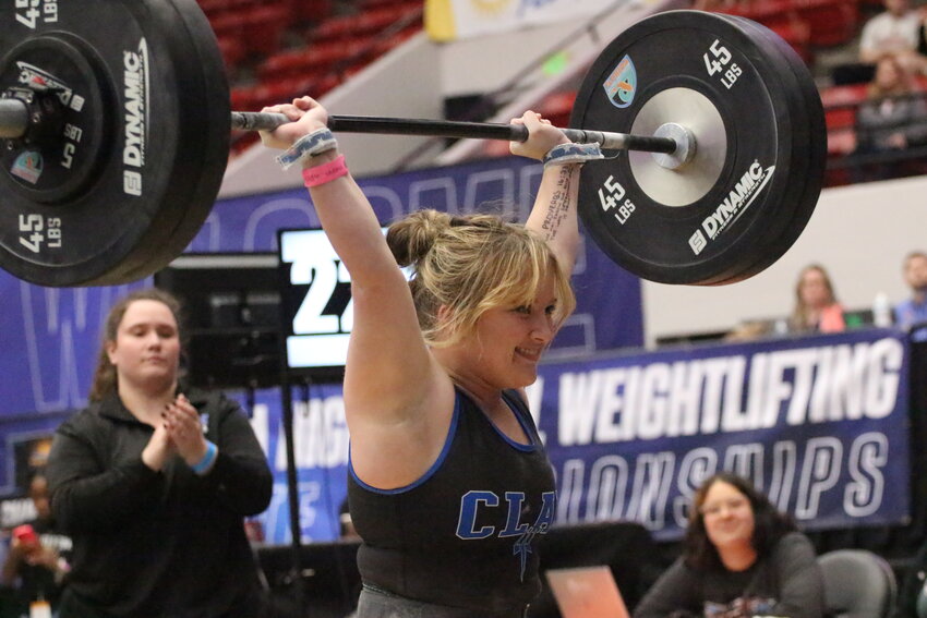 Clay High senior weightlifter Emma Heck arguably did not take a day of rest in her four years of high school weightlifting and, for that, earned four straight titles with a record setting fourth in a new weight class in 2025.