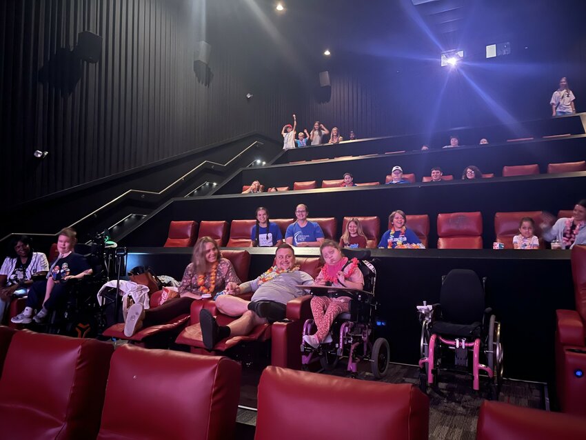Around 30 children battling life-threatening medical conditions came together for a private showing of "Lilo & Stitch".