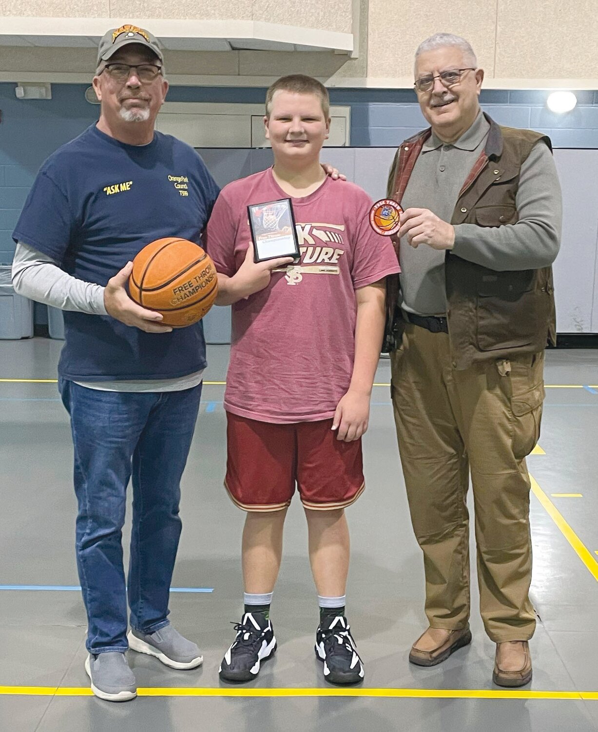 Students compete in Knights of Columbus free throw championship | Clay ...
