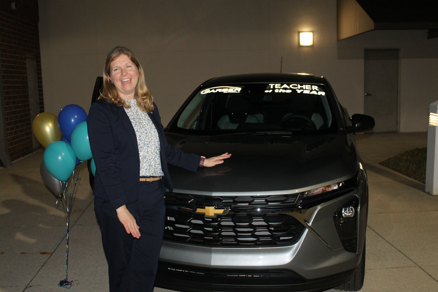 Campbell was gifted a new, fully paid 2024 Chevy Trax courtesy of Garber Automall in Green Cove Springs.