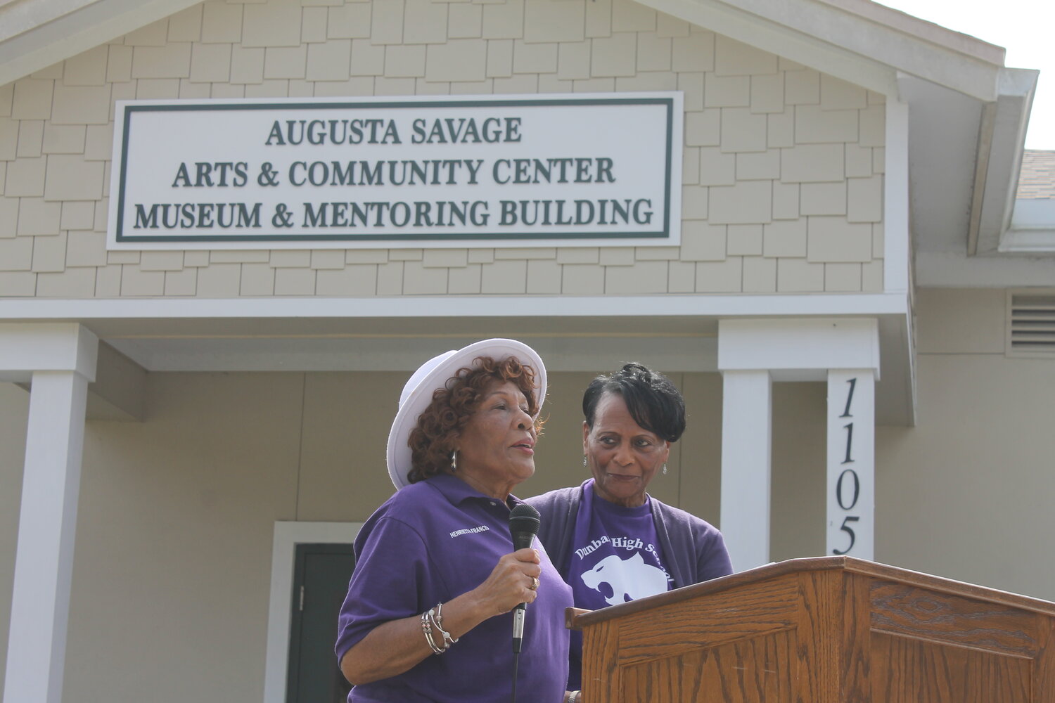 Henrietta Francis honors past alumni and current students at the Augusta Savage Arts and Community Center.