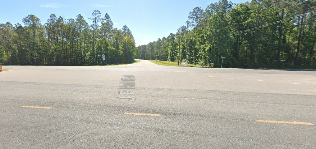 U.S. Highway 17 at J.P. Hall Boulevard south of Green Cove Springs.
