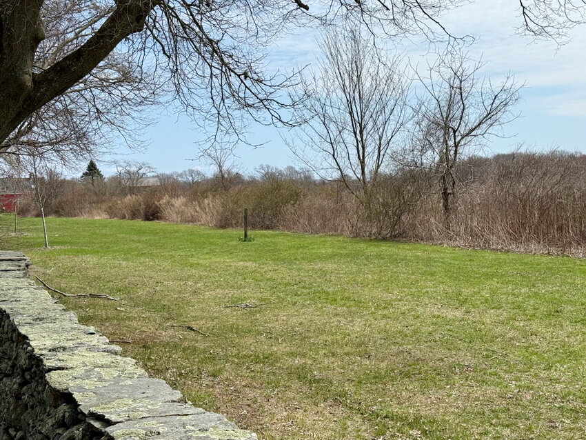 The overgrown “3-S property” on the south side of Sandy Point Avenue was purchased by the town more than 20 years ago for recreational purposes, but there’s since been no efforts to establish any athletic fields there.
