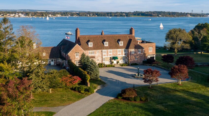 This property, located at 333 Poppasquash Road, sold recently for $7,250,000.