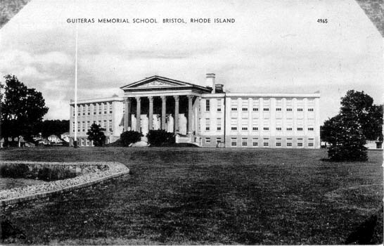 An historical photo of the Guiteras Memorial School, date unknown.