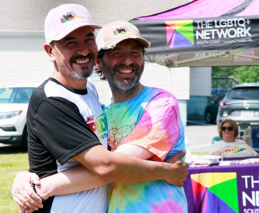 Festival founders Jesse (left) and Keith Dias launched Westport Pride Fest last year.