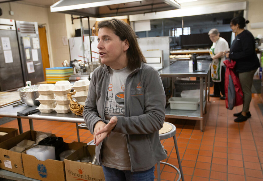 Kate Mushipi talks about the importance of the Rhode Island Community Food Bank to organizations like Good Neighbors. While they receive donations from many places, the RI Food Bank is the backbone to that support.