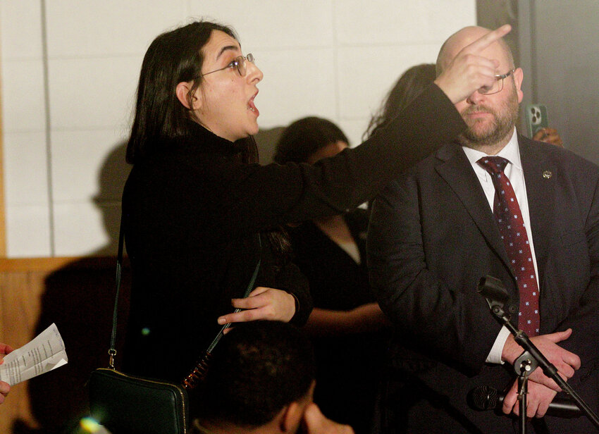 Dani Calife accuses Rep. Gabe Amo of supporting genocide in Palestine and supporting the administration of Benjamin Netanyahu.