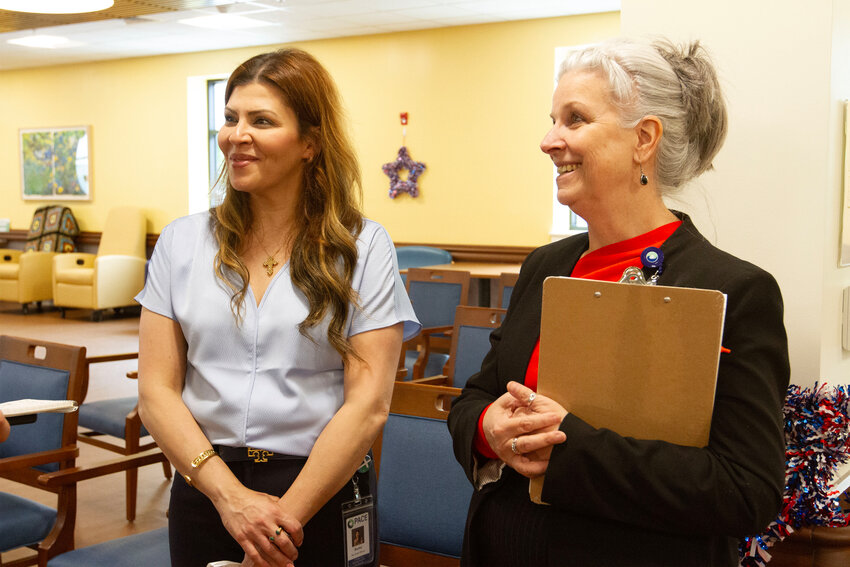 PACE Day Center Director, Rachel Nassif, and PACE Chief Operating Officer, Suzanne Balassone, both say the Namaste Room gives them a renewed sense of hope every time they enter.