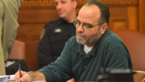 Richard Perry, appearing in court back in 2015, shortly before he was sentenced to 30 years in prison, 10 to serve.