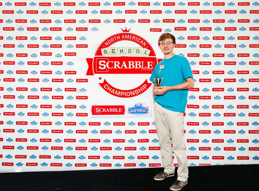 Barrington's Matt Zeleznik, shown at Scrabble nationals two years ago, has started creating his own crossword puzzles. The college student said he's always open to puzzle theme suggestions.