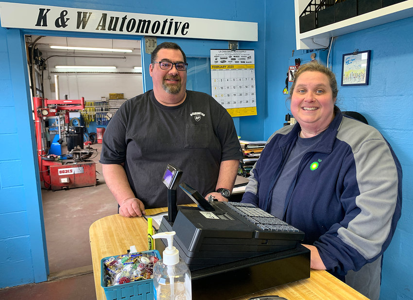 Ken and Wendy Wajda recently relocated their repair shop, K&amp;W Automotive, from the BP gas station property in Barrington to the garage that housed Gil's Automotive Services in Warren.