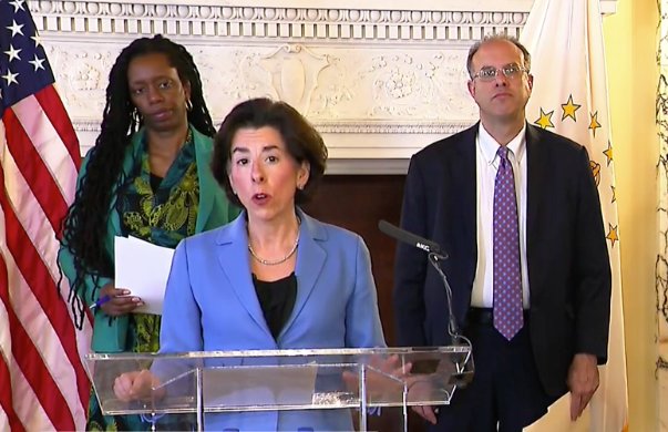 Governor Raimondo announced a new program to gather information from all people visiting Rhode Island from New York.