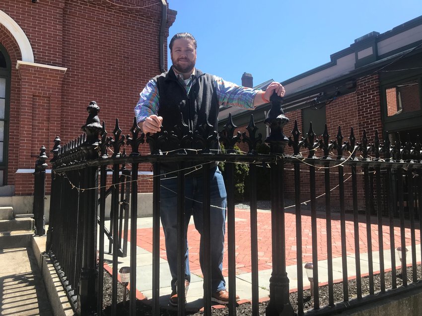 Bristol Oyster Bar owner Jordan Sawyer is planning to open for outdoor dining on the patio in front of his restaurant. He believes that, based on state guidelines, he&rsquo;ll be able to fit seven tables of four in the space.