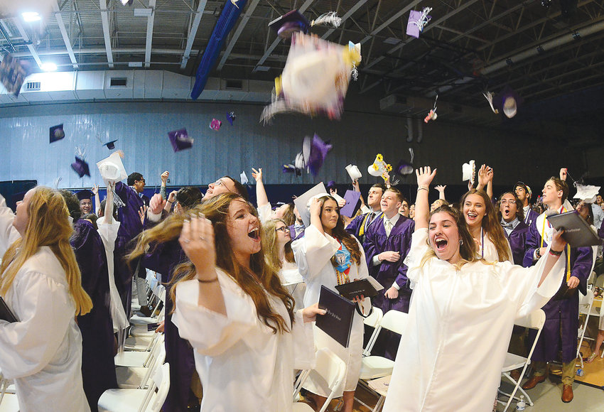 The 2020 Mt. Hope High School graduation ceremony won&rsquo;t look like this 2019 version, with caps and gowns flying in the air, but it will include much of the same pomp and circumstance.