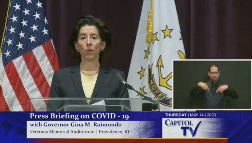 Gov. Gina Raimondo set June 29 as the target date to open summer camps.