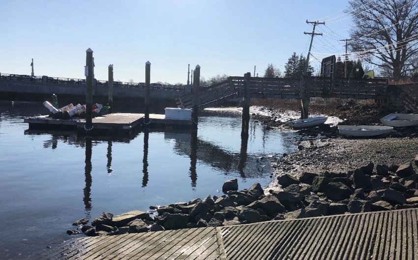The new transient dock will be constructed near the Police Cove boat ramp.
