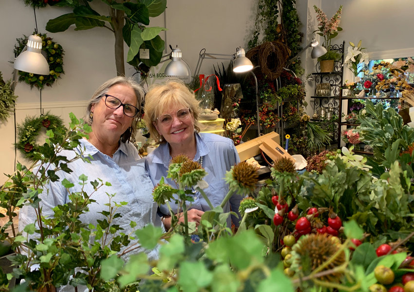 Tish Bodell Hopkins (left) and Barbara Materna are the team behind BABS + Tish, the newest face in Bristol&rsquo;s downtown retail scene.