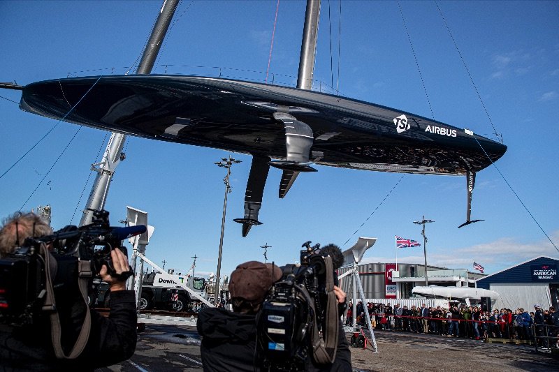 Patriot is the first second-generation AC75 racing yacht to be&nbsp;launched.