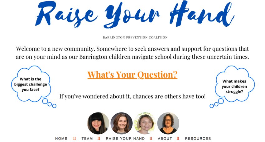 A community website called &quot;Raise Your Hand&quot; is a new initiative in response to parents&rsquo; concerns about the impact of COVID-19 on daily lives and schooling.