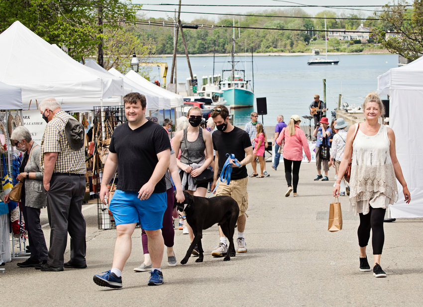 A large crowd flooded State Street for the Bristol Merchants Association&rsquo;s State Street Fair and Arts Festival on Saturday. Gorgeous spring weather and the easing of some COVID restrictions helped the event seem almost normal.