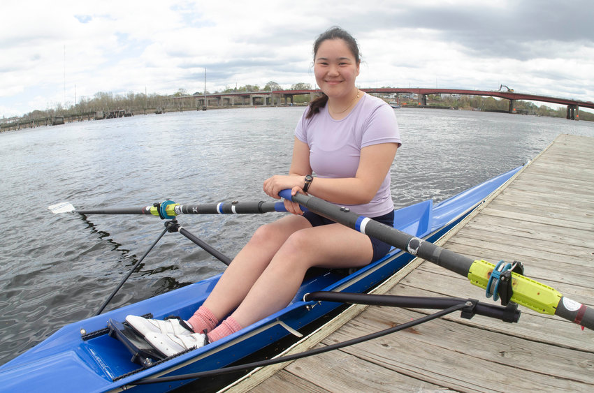 Barrington High School senior Sasha Westrick has been rowing since she was 13 years old. She recently signed a letter of intent to row for Temple University next year.