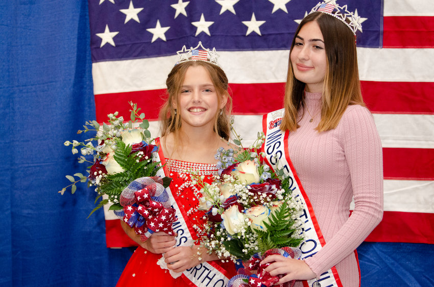 Proudly wearing the crowns Saturday night are 2021 Little Miss Fourth of July Eden Sweeney&nbsp;(left) and Miss Fourth of July Victoria Travassos.