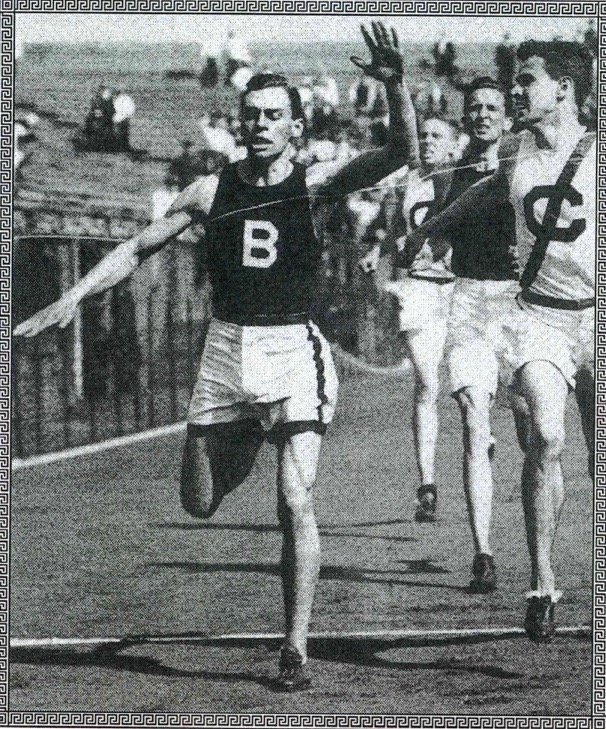Norman Stephen Taber won gold in the 3,000-meter team really and bronze in the 1,500-meter run at the 1912 Stockholm Olympics.