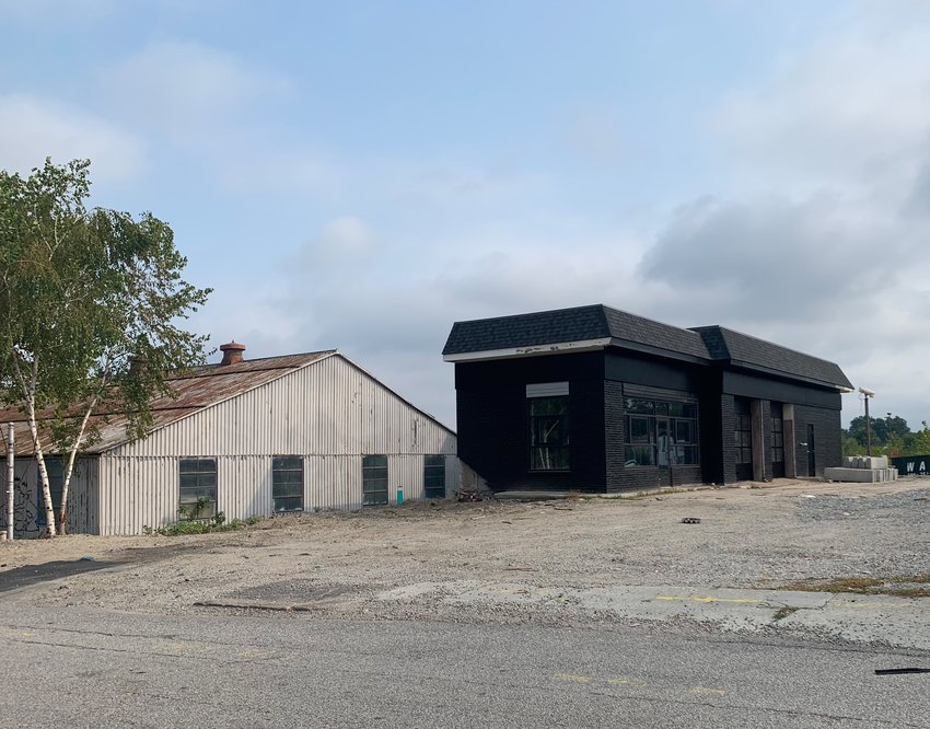 The old gas station at the former Getty Oil Terminal on Massasoit Avenue is being converted into a Southern-style eatery by local restauranteurs Nick and Tracy Rabar.