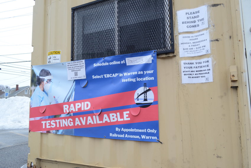 The COVID testing site on Railroad Avenue is operational once again, and is allowing free, walk-up testing without the need for an appointment.