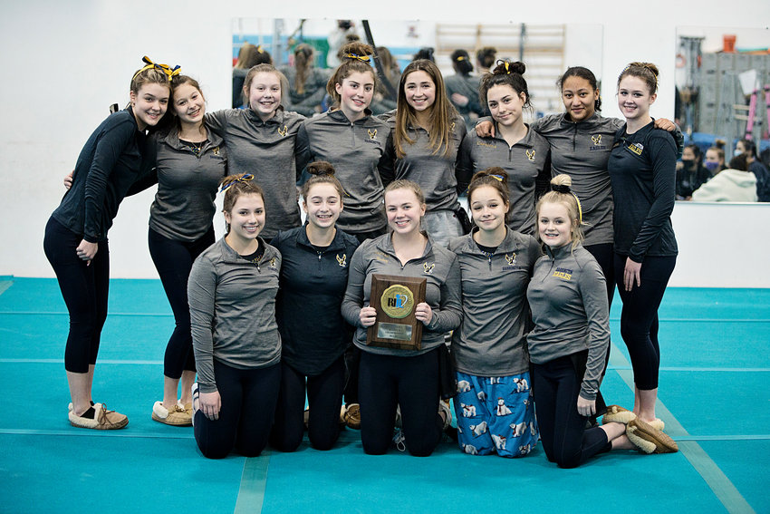 The Eagles placed first in the Regional Championship meet, with a total score of 133.775.