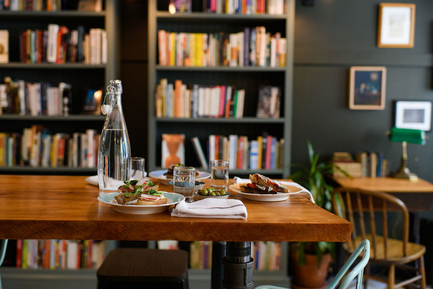 A place to sit and enjoy a book and a light bite, arc{hive} books + snackery will open this month on Market Street.