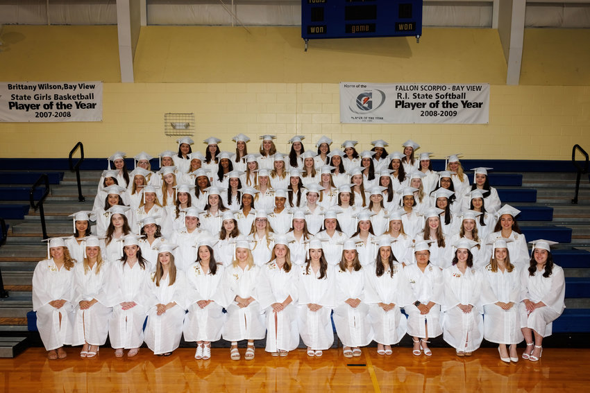 The seniors in the St. Mary Academy-Bay Vlew graduating Class of 2022.