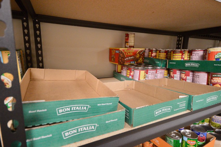 Times are tough at the St. John&rsquo;s Lodge Food Pantry, which is having trouble keeping up with demand from local families in need.