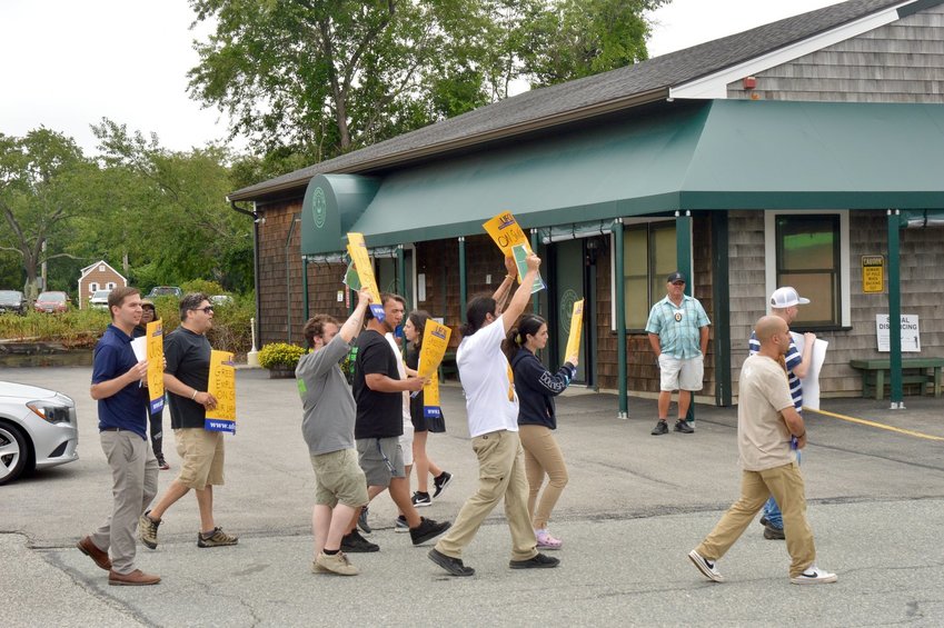 Workers at Greenleaf Compassionate Care Center staged a one-day strike in June 2021 to protest what they deemed an unjust termination of a co-worker.