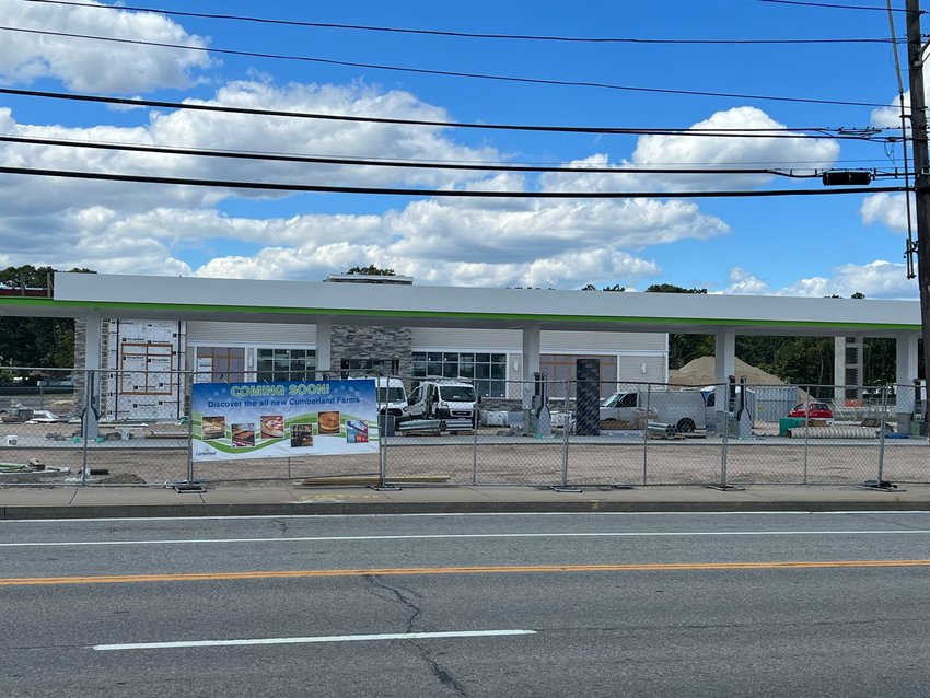 A view of the new Cumberland Farm convenience store on Newport Avenue from earlier in the summer of 2022.