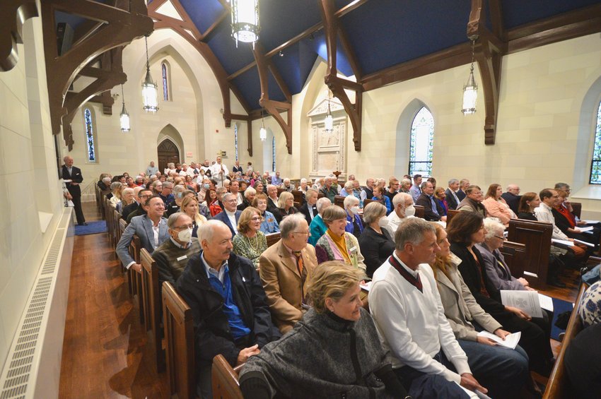 A full house of about 165 parishioners came out Nov. 13 to celebrate the newly restored historic chapel at St. Mary&rsquo;s Episcopal Church.