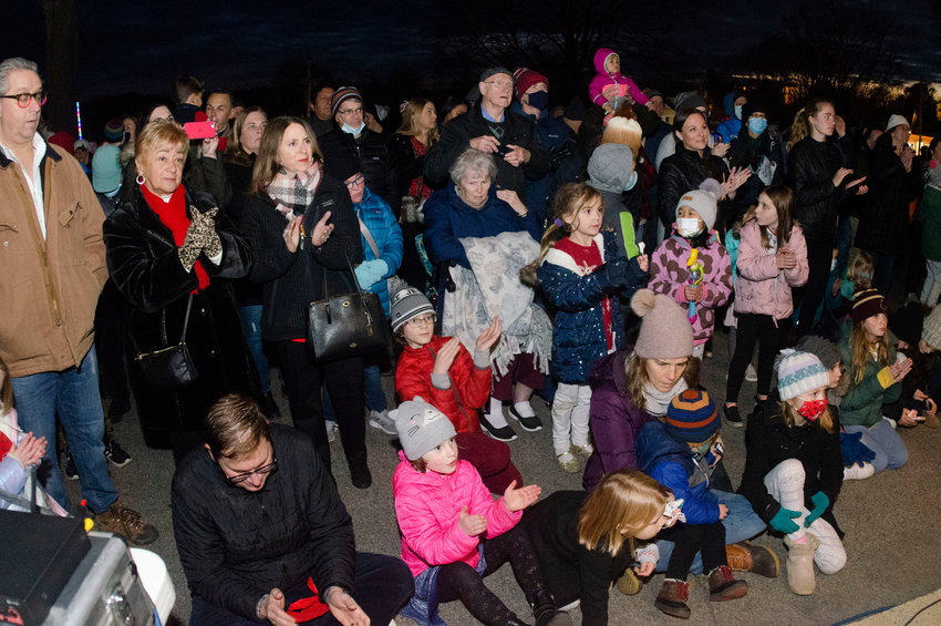 A large crowd attended last year&rsquo;s tree lighting event at the Barrington Town Hall. This year&rsquo;s festivities will include games, musical presentations and a special visit from Santa Claus.