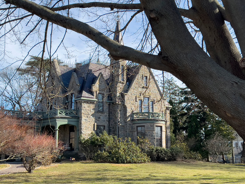 The Seven Oaks House, circa 1873, is a Gothic Revival home designed by the famous architect, James Renwick of New York, for former Rhode Island governor Augustus O. Bourn. It is a protected part of the town&rsquo;s Historic District when it was created, and a development planned for a lot next-door was rejected based on that inclusion in 1987.