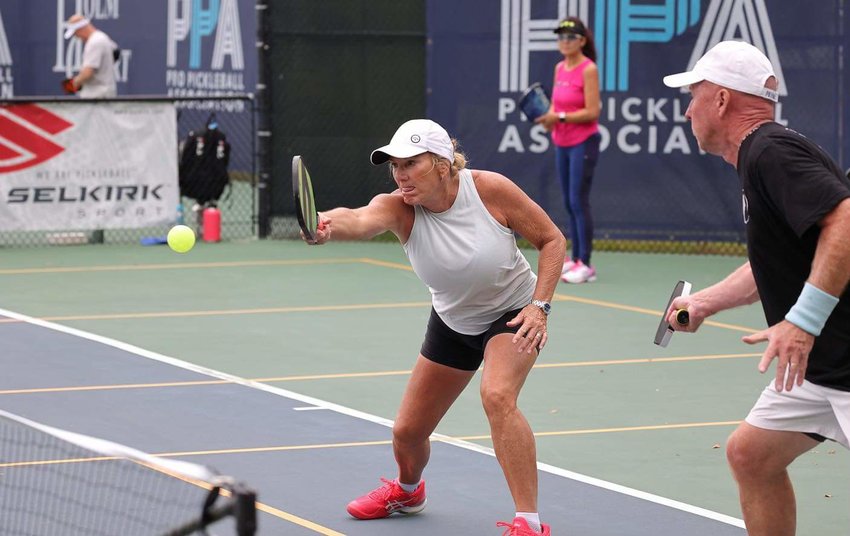 Nancy and Peter Tache compete in tournaments throughout the country. For them, pickleball is more than a leisurely activity.