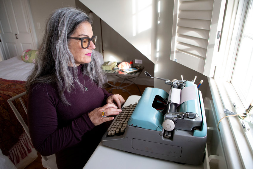 This Royal typewriter is one of Alayne&rsquo;s favorites. Similar to one her grandmother used to type recipes on index cards, it is the cornerstone of her collection.