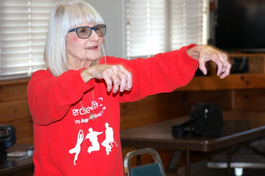 Debra Gagnon has done a marvelous job in leading seniors at the Warren Senior Center in her twice-weekly exercise program.