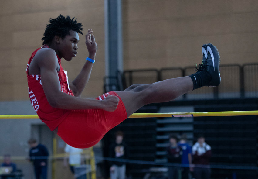 Kenaz Ochgwu was standout twice over the weekend, helping the EPHS boys' high jump team to a win at the Injury Fund relays then leading the Townies to a victory over Johnston in boys' hoops.